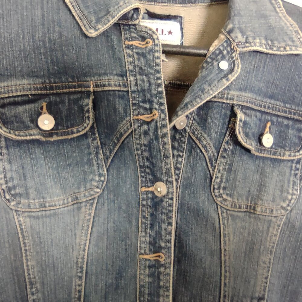AMI Denim Jean Jacket Size Large